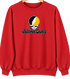 Baltimore County Stealie Premium Unisex Crewneck — Design: Maryland Baltimore County University of — Red