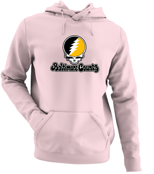 Baltimore County Stealie Premium Unisex Hoodie — Design: Maryland Baltimore County University of — Light Pink