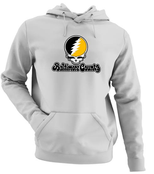 Baltimore County Stealie Premium Unisex Hoodie — Design: Maryland Baltimore County University of — Sport Grey