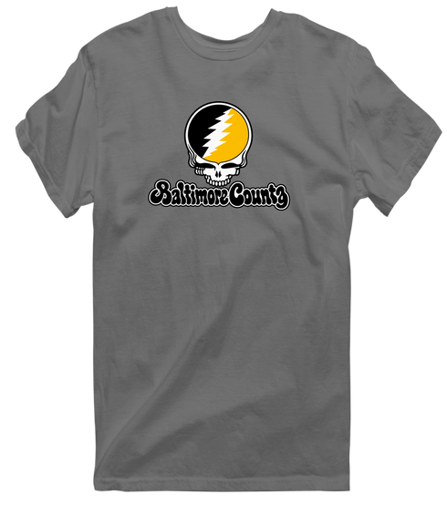 Baltimore County Stealie Premium Unisex T-Shirt — Charcoal