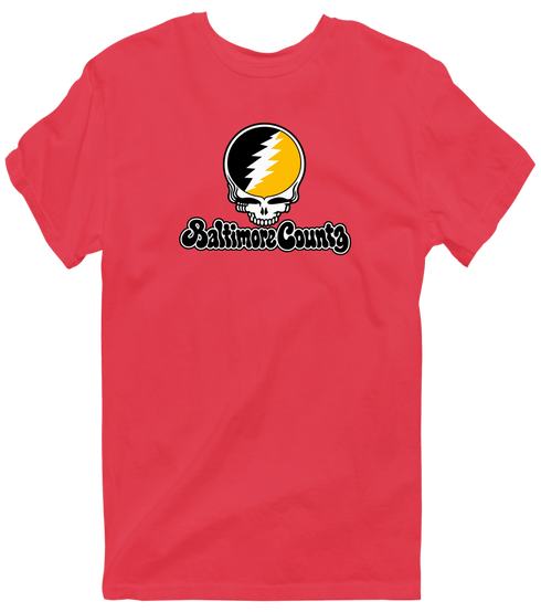Baltimore County Stealie Premium Unisex T-Shirt — Heather Red