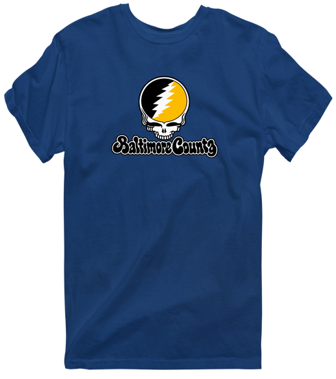 Baltimore County Stealie Premium Unisex T-Shirt — Navy