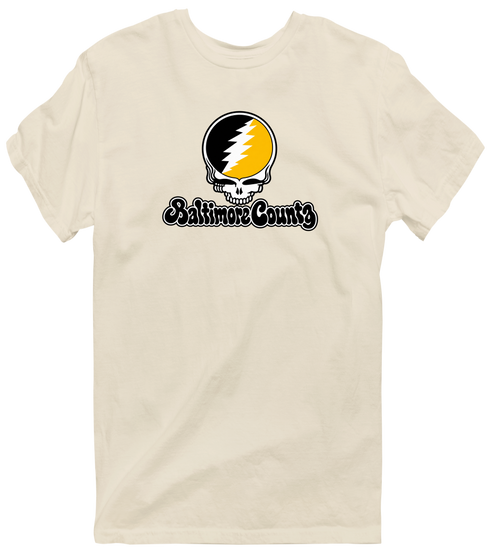 Baltimore County Stealie Premium Unisex T-Shirt — Sand
