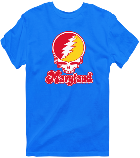 Maryland Stealie Premium Unisex T-Shirt — Design: Maryland University of — Royal