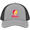 Maryland Stealie Premium Unisex Trucker Cap — Design: Maryland University of — Heather Grey/Black