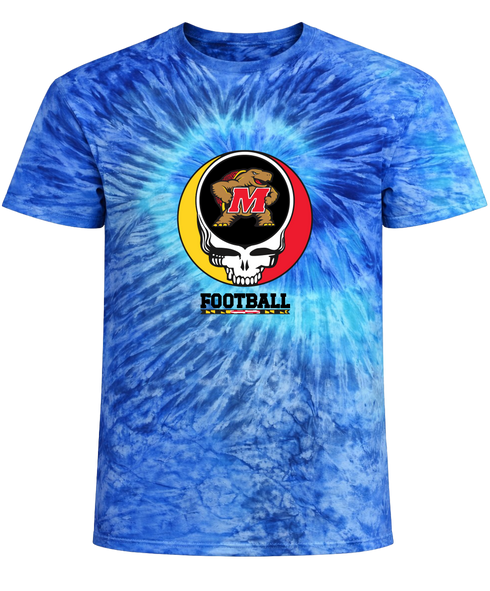 Maryland Football Stealie Tie-Dye T-Shirt