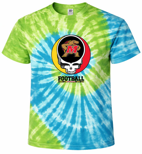 Maryland Football Stealie Tie-Dye T-Shirt