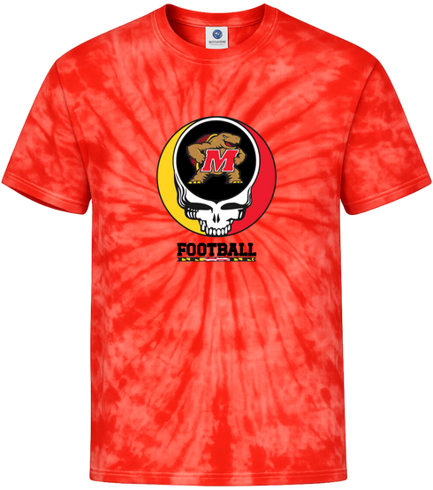 Maryland Football Stealie Tie-Dye T-Shirt