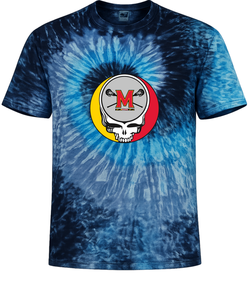 University of Maryland Lacrosse Stealie Tie-Dye T-Shirt