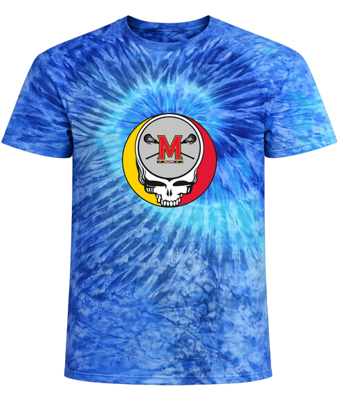 University of Maryland Lacrosse Stealie Tie-Dye T-Shirt
