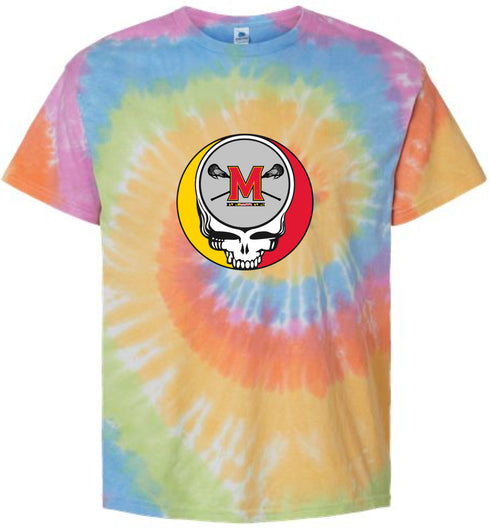University of Maryland Lacrosse Stealie Tie-Dye T-Shirt