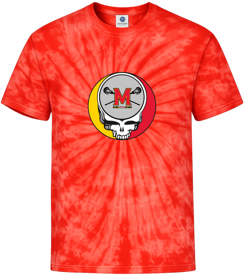 University of Maryland Lacrosse Stealie Tie-Dye T-Shirt