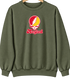 Maryland Stealie Premium Unisex Crewneck — Design: Maryland University of — Military Green