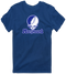 Marymount Stealie Premium Unisex T-Shirt — Design: Marymount (Lax) — Navy