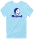 Marymount Stealie Premium Unisex T-Shirt — Design: Marymount (Lax) — Light Blue