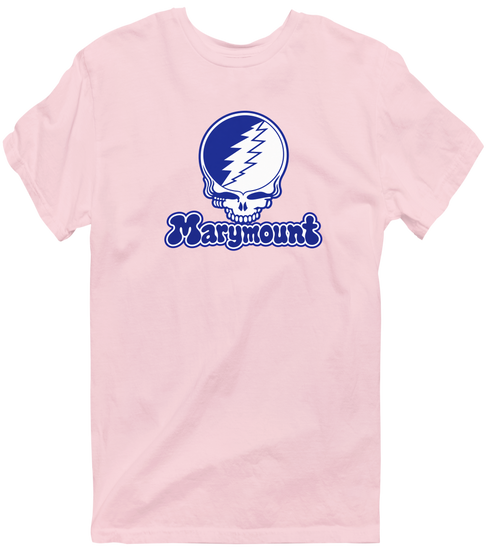 Marymount Stealie Premium Unisex T-Shirt — Design: Marymount (Lax) — Light Pink