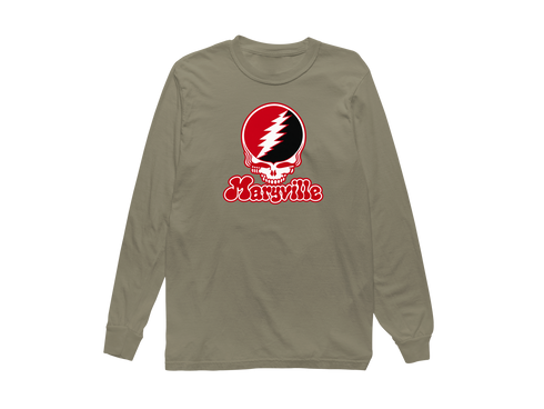 Maryville Stealie Premium Unisex Long-Sleeve — Design: Maryville University — Sandstone