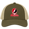Maryville Stealie Premium Unisex Trucker Cap — Design: Maryville University — Moss/Khaki