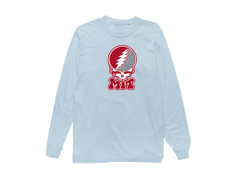 MIT Stealie Premium Unisex Long-Sleeve — Design: Massachusetts Institute of Technology — Chambray