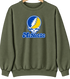 McNeese Stealie Premium Unisex Crewneck — Design: McNeese University — Military Green