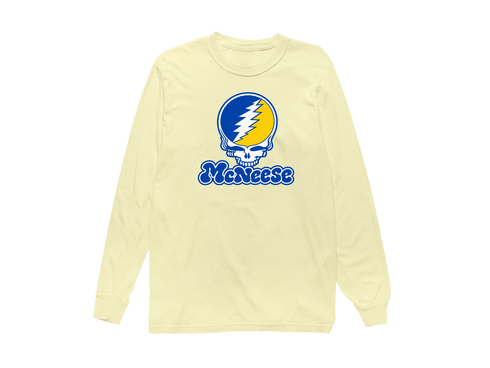 McNeese Stealie Premium Unisex Long-Sleeve — Design: McNeese University — Butter