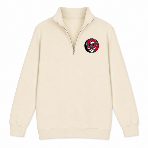 NIU - Premium Grateful Dead Quarter-Zip Pullover - Sand - 2