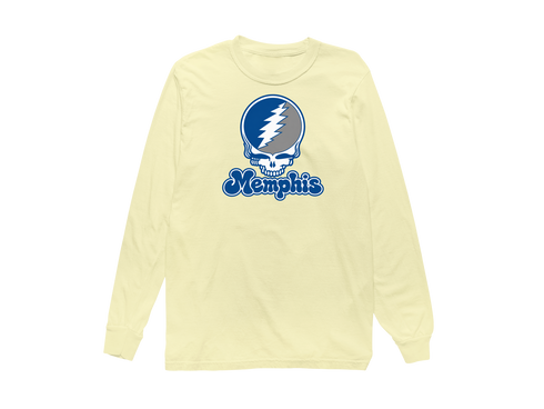 Memphis Stealie Premium Unisex Long-Sleeve — Design: Memphis University of — Butter