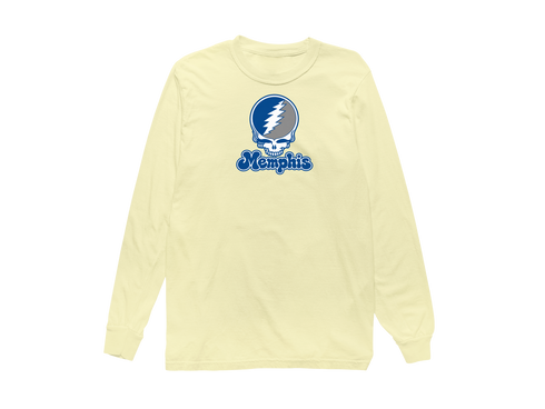 Memphis Stealie Premium Unisex Long-Sleeve — Design: Memphis University of — Butter