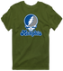 Memphis Stealie Premium Unisex T-Shirt — Design: Memphis University of — Military Green