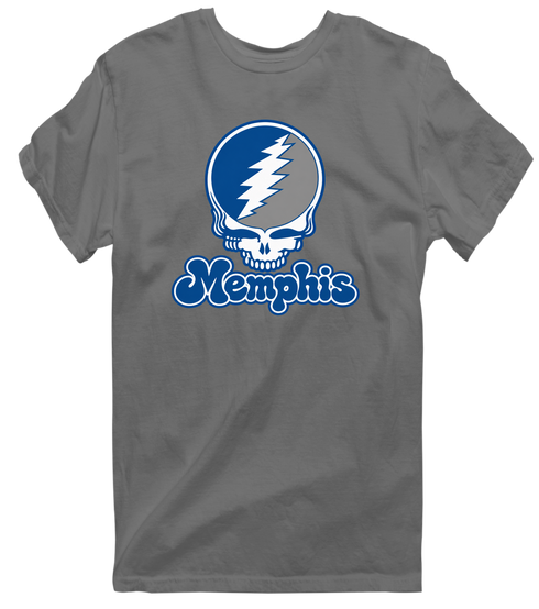 Memphis Stealie Premium Unisex T-Shirt — Design: Memphis University of — Charcoal