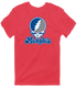 Memphis Stealie Premium Unisex T-Shirt — Design: Memphis University of — Heather Red