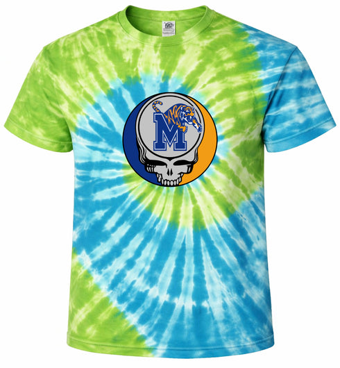 Memphis University Stealie Tie-Dye T-Shirt