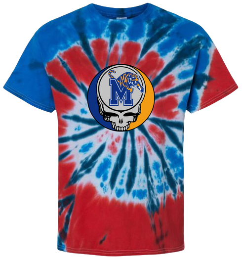 Memphis University Stealie Tie-Dye T-Shirt