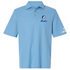 Memphis Stealie Premium Unisex Polo — Design: Memphis University of — Blue