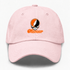 Mercer Stealie Premium Unisex Dad Hat — Design: Mercer University — Pink