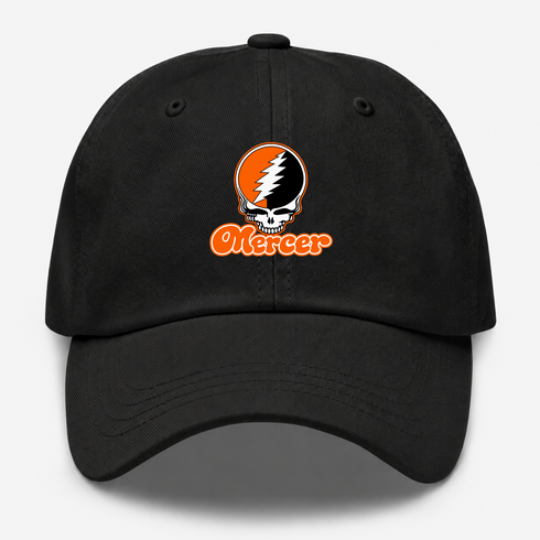 Mercer Stealie Premium Unisex Dad Hat — Design: Mercer University — Black