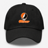 Mercer Stealie Premium Unisex Dad Hat — Design: Mercer University — Black
