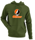 Mercer Stealie Premium Unisex Hoodie — Design: Mercer University — Military Green