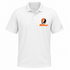 Mercer Stealie Premium Unisex Polo — Design: Mercer University — White
