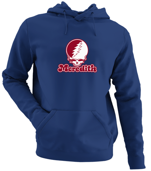 Meredith Stealie Premium Unisex Hoodie — Design: Meredith College — Navy