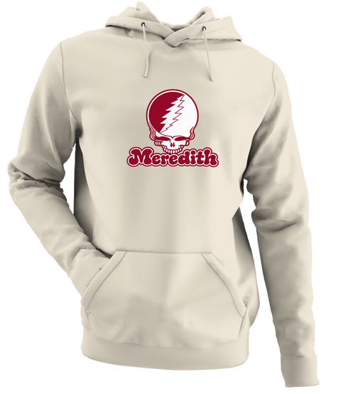 Meredith Stealie Premium Unisex Hoodie — Design: Meredith College — Sand