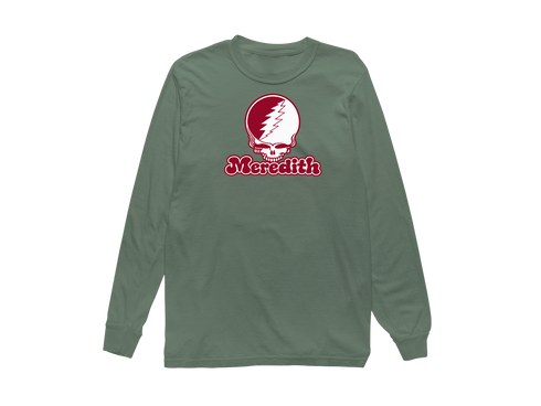 Meredith Stealie Premium Unisex Long-Sleeve — Design: Meredith College — Light Green