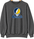 Merrimack Stealie Premium Unisex Crewneck — Design: Merrimack College — Dark Heather