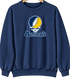 Merrimack Stealie Premium Unisex Crewneck — Design: Merrimack College — Navy