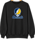 Merrimack Stealie Premium Unisex Crewneck — Design: Merrimack College — Black