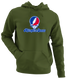 Metropolitan Denver Stealie Premium Unisex Hoodie — Design: Metropolitan State University of Denver — Military Green