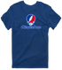 Metropolitan Stealie Premium Unisex T-Shirt — Design: Metropoloitian State University — Navy