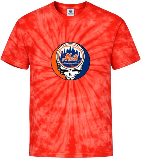 New York Mets Stealie Tie-Dye T-Shirt