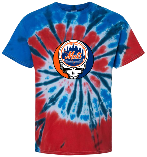 New York Mets Stealie Tie-Dye T-Shirt