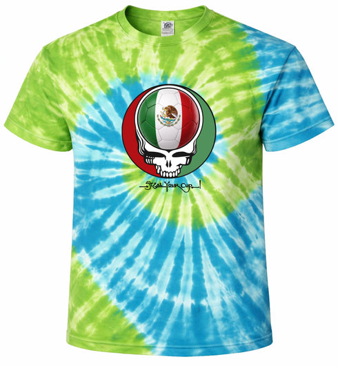 Mexico FIFA World Cup Stealie Tie-Dye T-Shirt